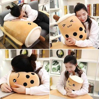 HÀNG MỚI VỀ -  Gấu bông gối ôm bình trà sữa chất nhung êm mềm, bông gòn loại đẹp giúp ngủ ngon, sâu giấc mã G212