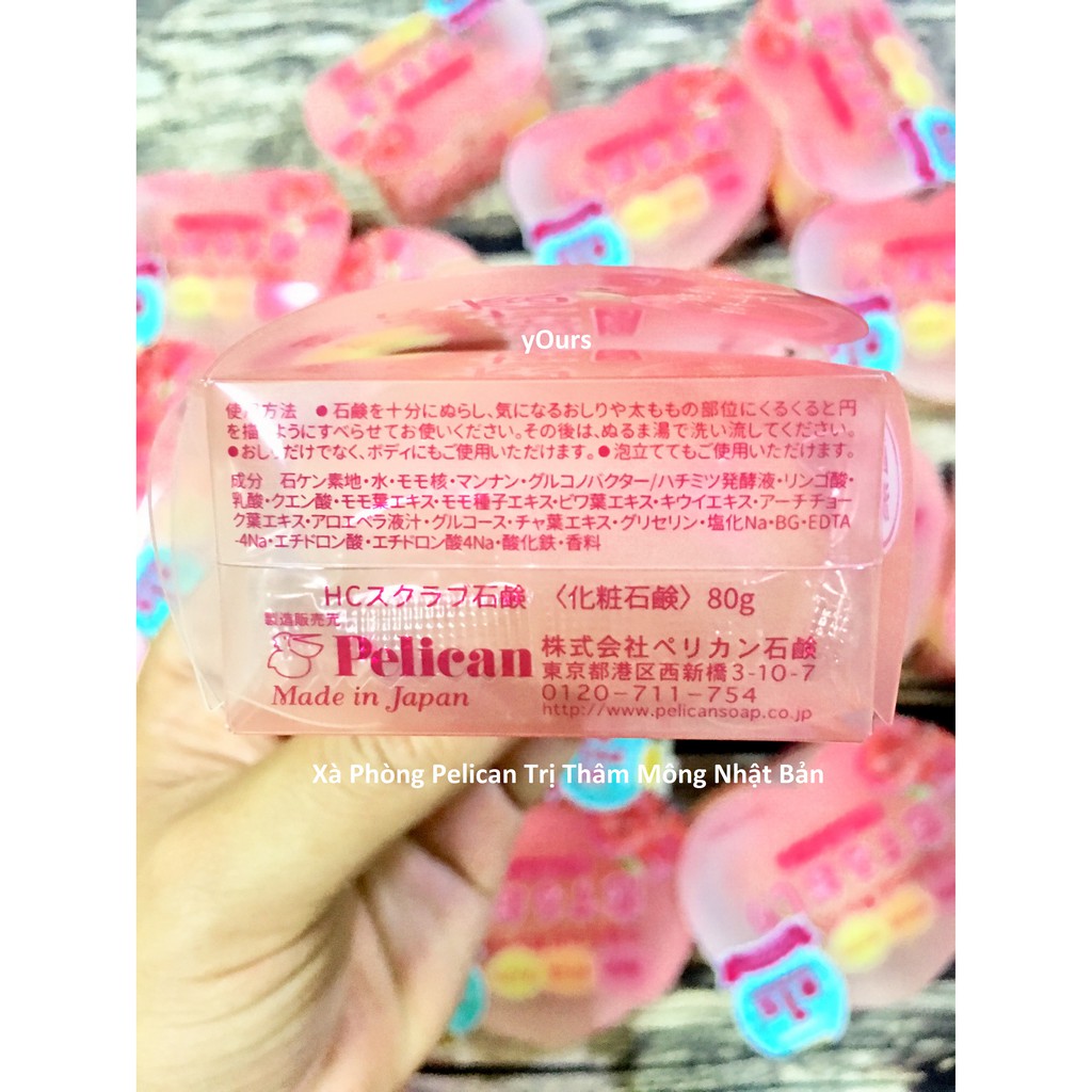 [Auth Nhật] Xà Phòng Giảm Thâm Mông Nhật Bản Pelican Hip Care Soap
