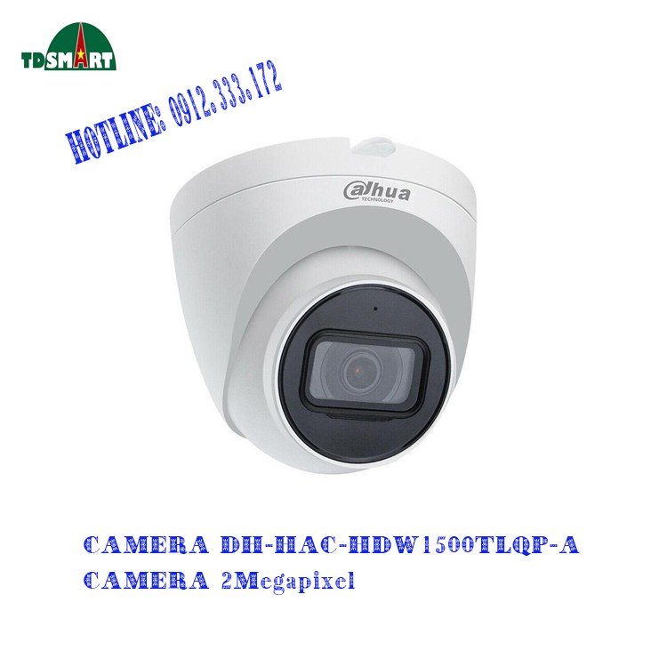 Camera DAHUA DH-HAC-HDW1500TLQP-A Độ Phân Giải 5Mp - Hàng Chính Hãng Bảo Hành 2 Năm