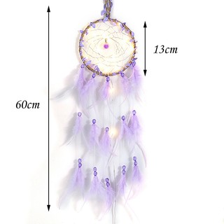 Dreamcatcher có chuông và đèn làm thủ công