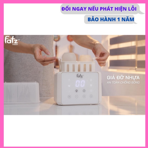 Máy hâm sữa tiệt trùng fatzbaby, máy tiệt trùng bình sữa fatz Duo 3 FB3093VN/ Duo 3 Plus FB3094TK