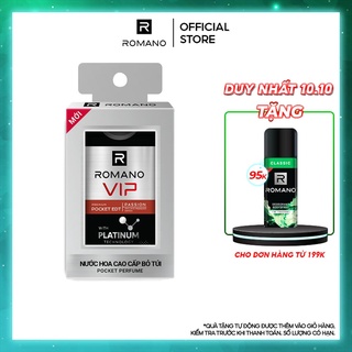 [MỚI] Nước hoa bỏ túi cao cấp Romano Vip 18ml Passion