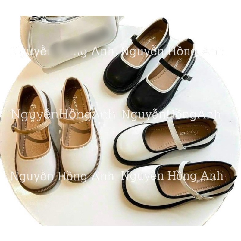 giày đốc bệt da mềm (giầy mary jane) 3 màu phong cách hàn quốc cho nữ g99-3