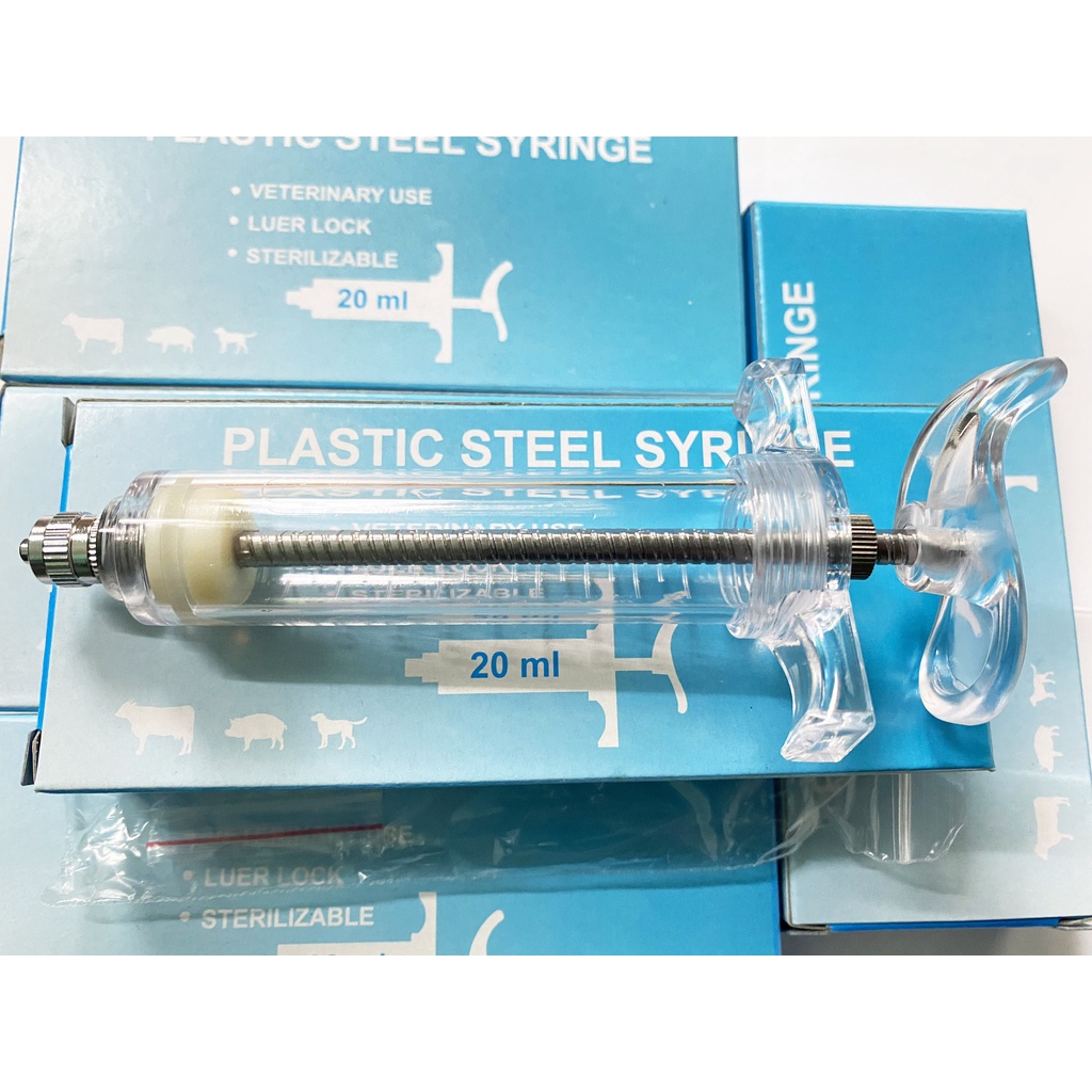 Xi lanh MICA JG xanh loại tốt 20ml