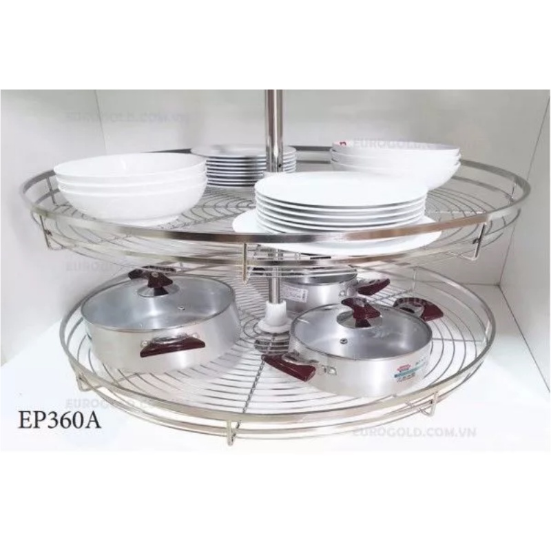 Mâm Xoay Inox Nan Dẹt Eurogold EPL - Bảo Hành Vĩnh Viễn