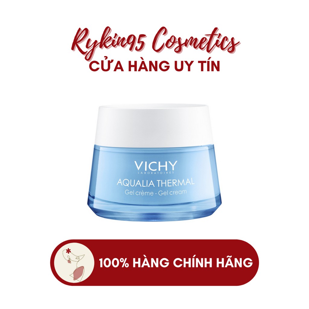 [CHÍNH HÃNG] Kem dưỡng ẩm, cấp nước dạng gel VICHY Aqualia Thermal Rehydrating Cream-Gel 50ml