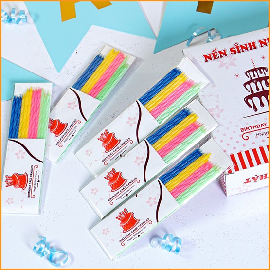 Nến Tăm Dài - Trang trí bánh sinh nhật - phukiensinhnhat.com