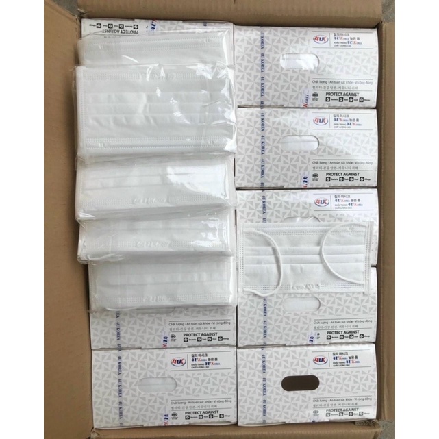 Quà tặng ngẫu nhiên-Set 2 cái khẩu trang y tế kháng khuẩn 4UK tiêu chuẩn Hàn Quốc