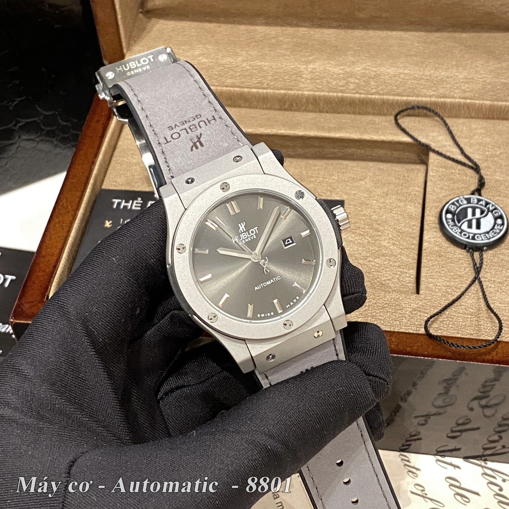 Đồng hồ nam Hulo máy cơ automatic mặt tròn bản classic bảo hành 12m DH8801 Shop114 | BigBuy360 - bigbuy360.vn