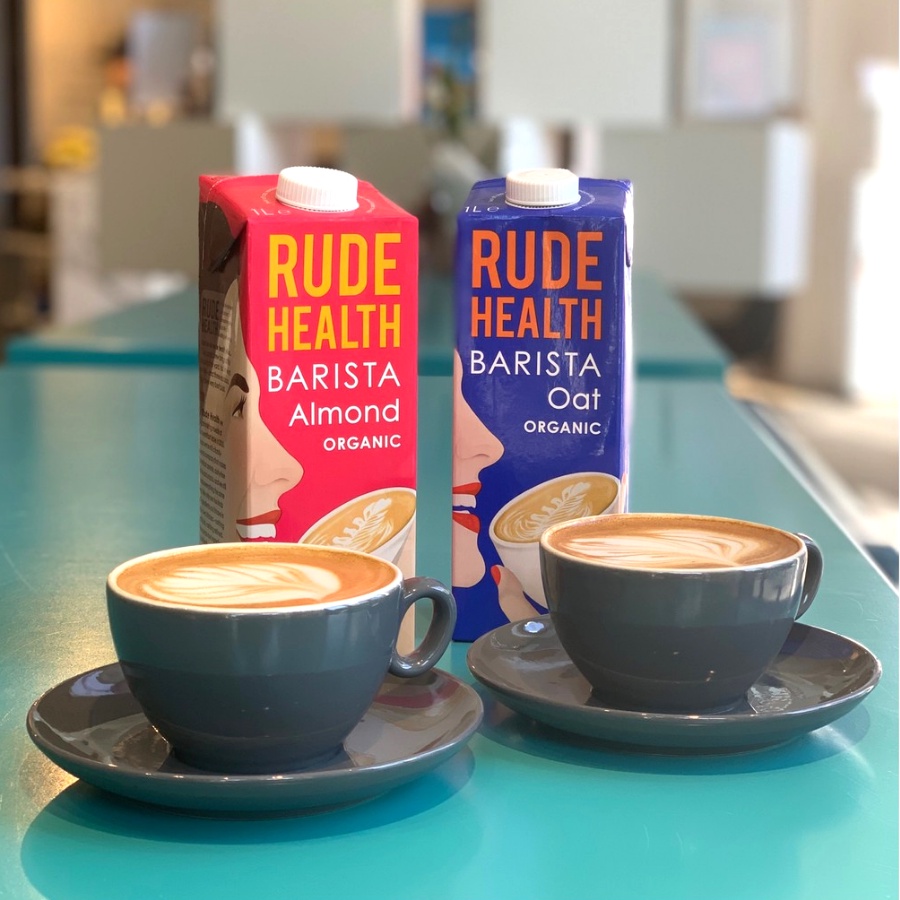 Sữa yến mạch Barista hữu cơ Rude Health - Không chứa Gluten, phù hợp cho người ăn kiêng, eat clean, keto, thuần thay