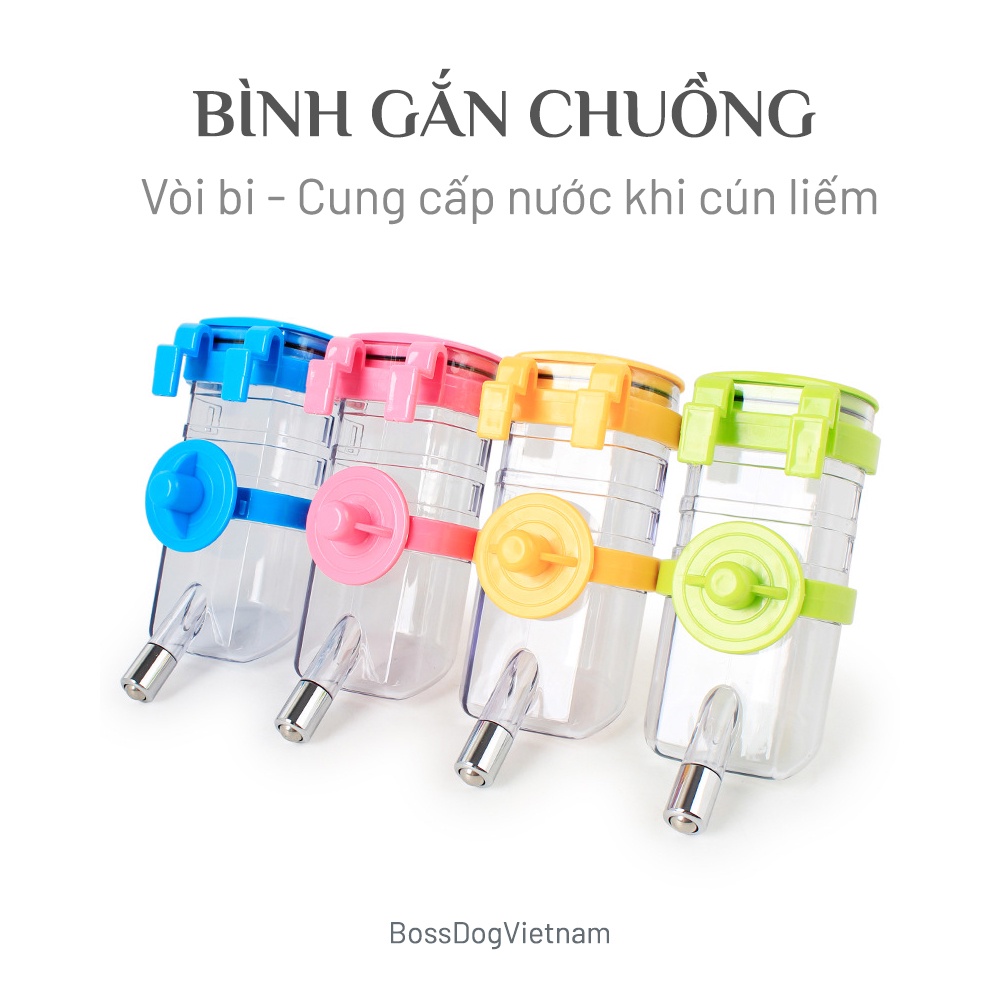 Bình nước cho chó mèo Leky (dạng vòi bi) | BossDog
