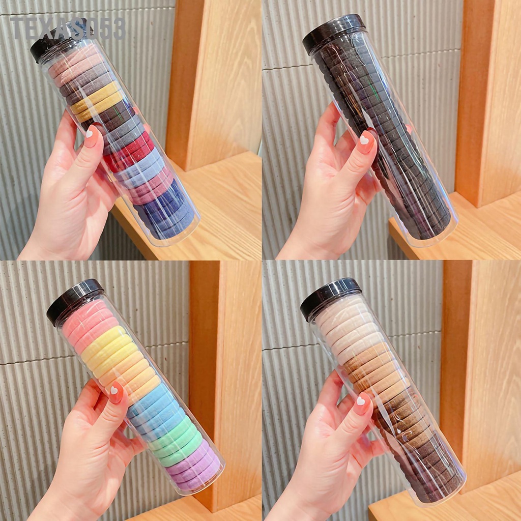 Dây Buộc Tóc Đuôi Ngựa Co Giãn Mềm Mại Đơn Giản Cho Nữ