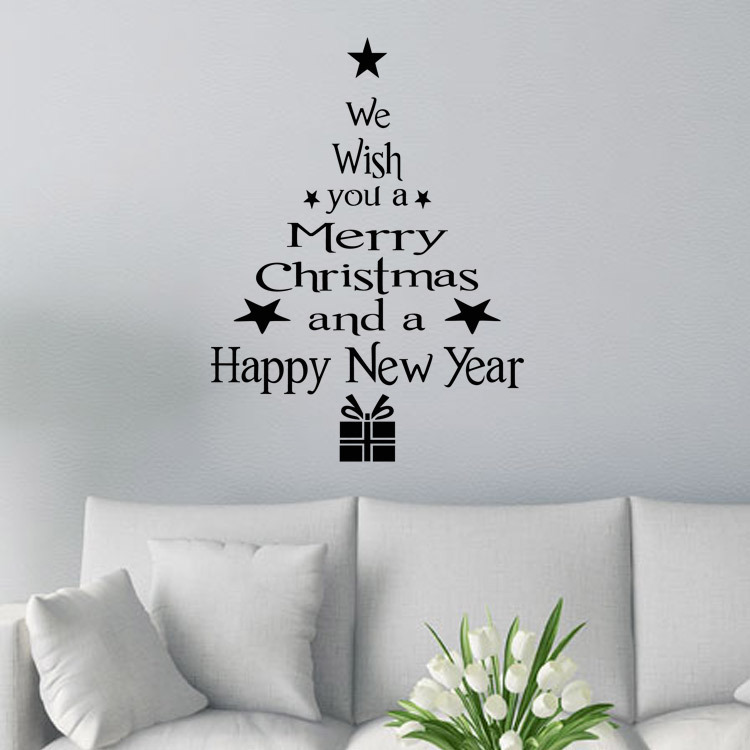 Christmas Decor Wall Window Stickers Merry Christmas Decorations for Home Noel Xmas Gifts Christmas Ornaments New Year 2021