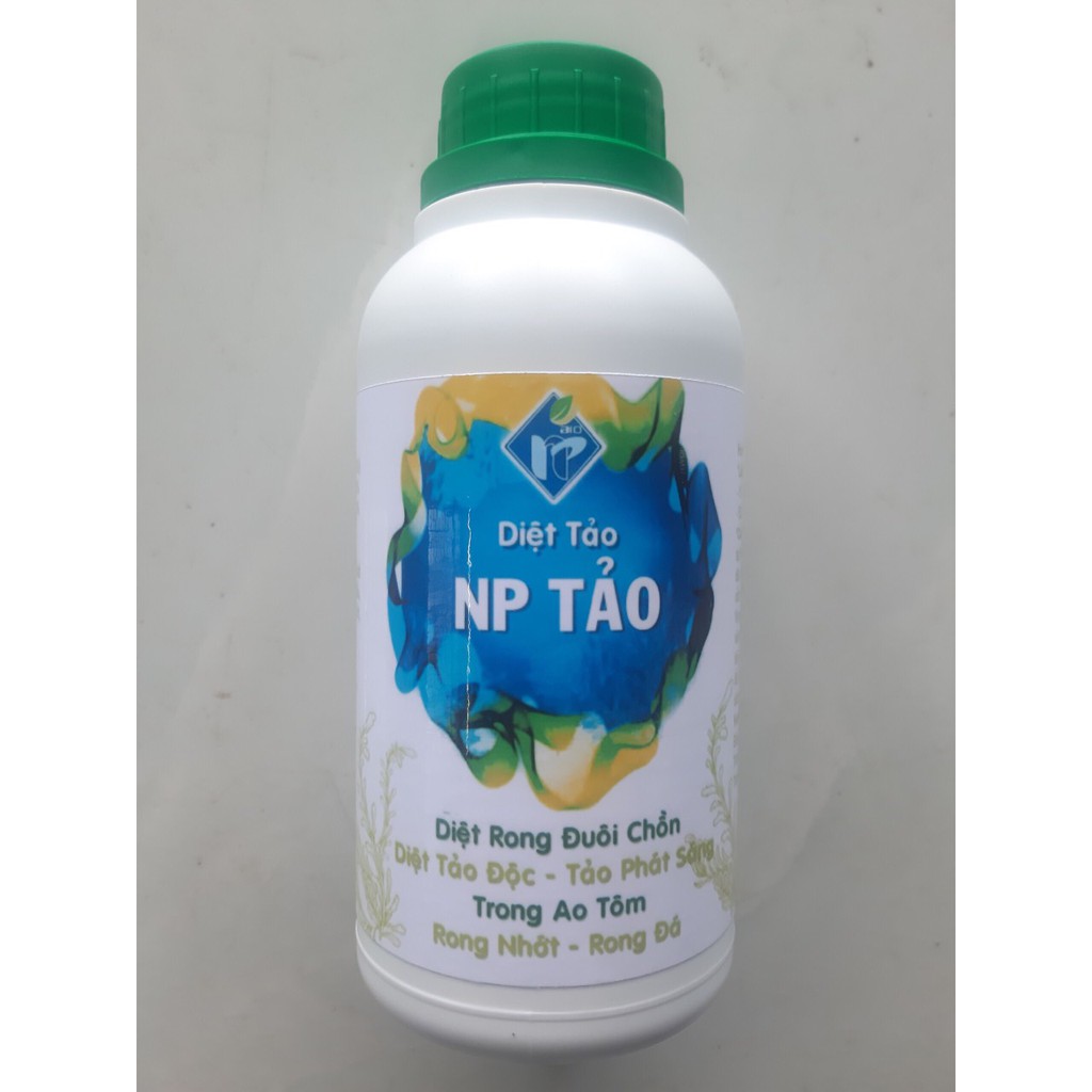 Thuốc diệt tảo Diệt rong đuôi chồn, rong nhớt, rong đá trong ao nuôi Tôm (chai 500ml)