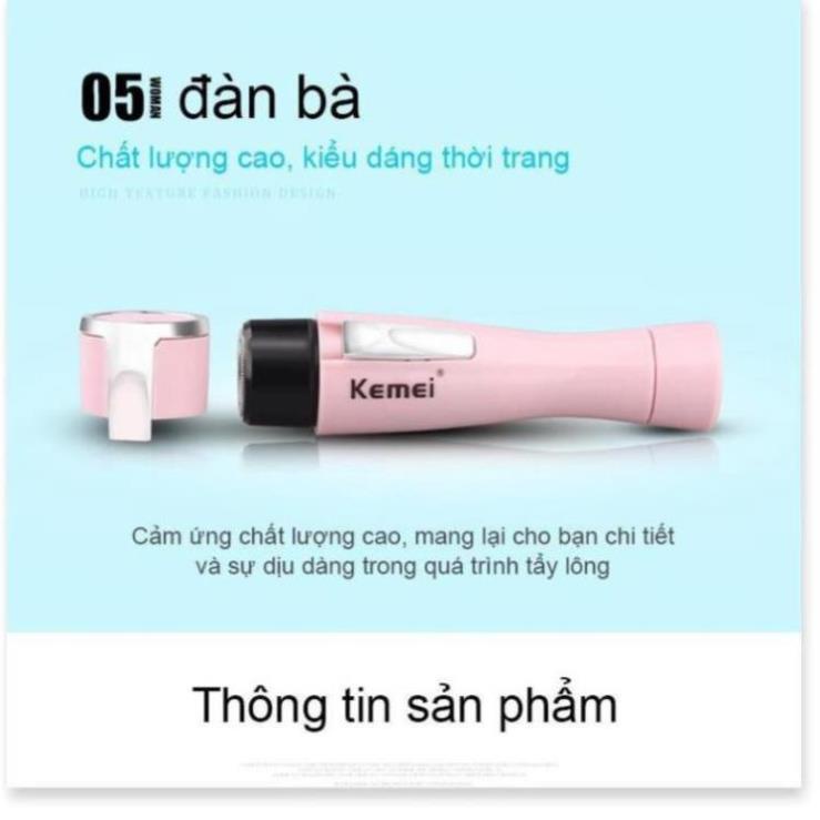 Máy triệt lông vĩnh viễn,lông nách,lông mu,lông bikini,Kemei.an toàn cho da. | BigBuy360 - bigbuy360.vn
