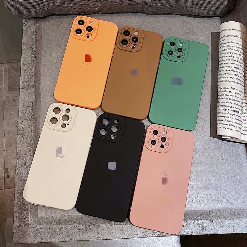 Ốp Điện Thoại Silicon TPU Mềm Nhám Chống Sốc Cho iphone 13 12 11 Pro MAX 13Pro X XS MAX XR 7 8 Plus 6 6S SE 2020 13 12
