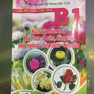 Phân bón chuyên dùng cho hoa hồng, cúc, hoa cảnh _ B1 - Sai hoa, màu đẹp