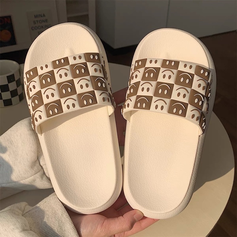 DÉP SLIPPER-DÉP QUAI NGANG HÌNH MẶT CƯỜI ĐI LÙI SIZE