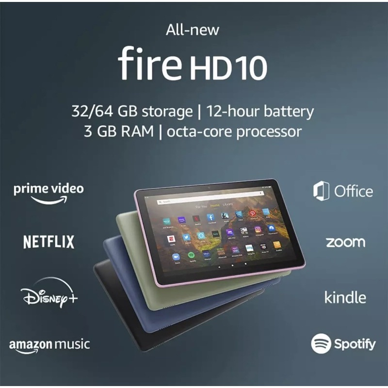 Máy Tính Bảng Amazon Fire Hd10 2021