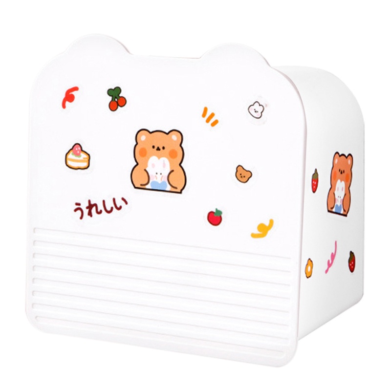 Hộp Đựng Khăn Giấy / Mỹ Phẩm / Chìa Khóa Gắn Tường Dễ Thương Tiện Dụng Cho Phòng Ngủ / Ký Túc Xá