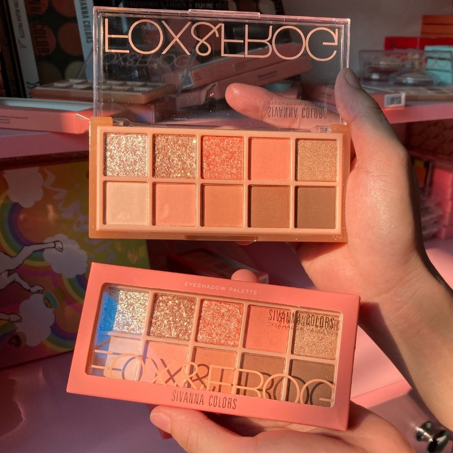 Phấn Mắt Sivanna Fox &amp; Frog 10 Ô Colors Eyeshadow Palette HF158 Thái Lan
