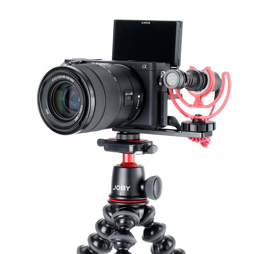 Giá Đỡ Microphone Pt-5 Vlov Cho Máy Ảnh Sony A6400 A6500 A6300 Cho Canon G7x Ii Vlog