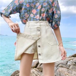 (Order) S-5XL Quần giả váy dáng A basic