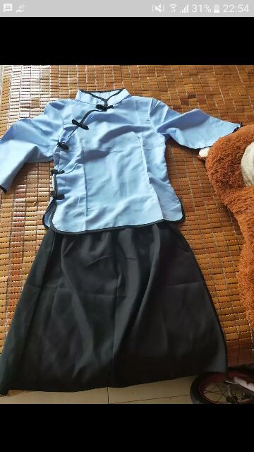 Set trang phục áo váy học sinh dân quốc