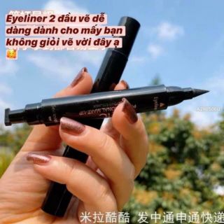 BÚT DẠ KẺ MẮT 2 ĐẦU QIC