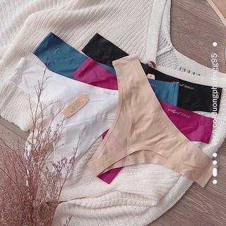 [CHE TÊN] Quần Lót Nữ Lọt Khe Sexy - Quần Lót Su Không Viền May Mặc Đồ Bó Sát Không Lộ