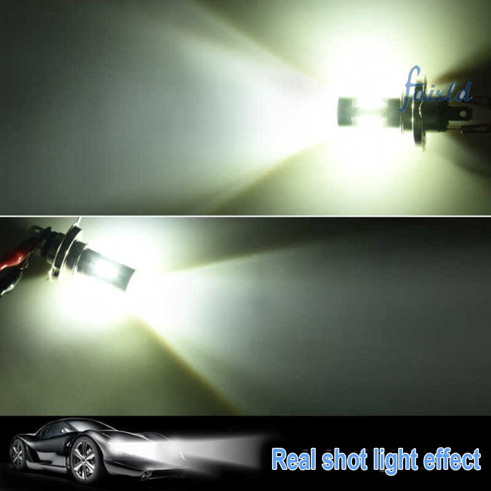 2 Bóng Đèn Pha Led H4 9003 60w 1800lm 6000k Cob Cho Xe Hơi