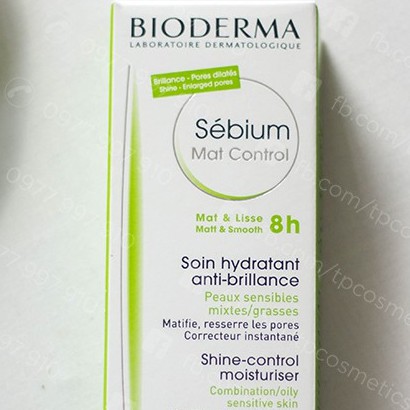 Kem Dưỡng Da Kiềm Dầu Bioderma Sebium Mat Control 30ml - Thi Vũ