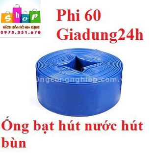 Ống bơm nước dẫn bùn cao su vải bạt đúc 60mm