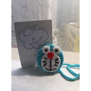 Túi handmade đựng củ tỏi mẫu doremon