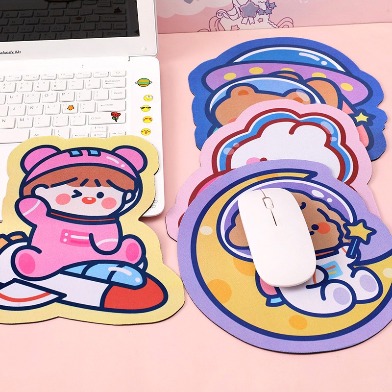 Miếng lót chuột hoạt hình cute cao su cỡ lớn kích thước 23cm, tấm pad chuột máy tính, đế bàn lót chuột rẻ HOTTRENDING