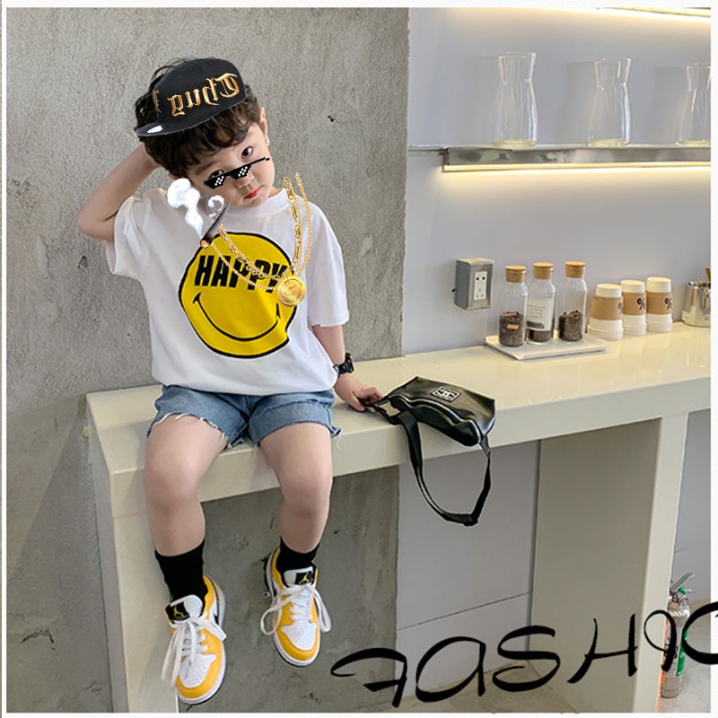 Áo Thun In Chữ Thời Trang Mùa Hè 2022 Cho Gia Đình