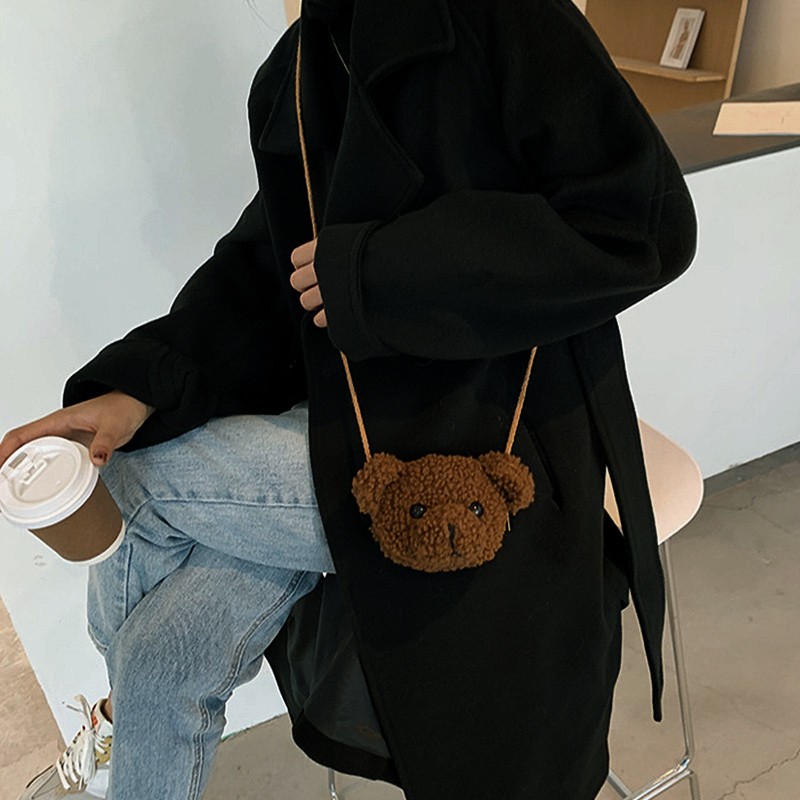 Túi Đeo Chéo Hình Hoạt Hình Xinh Xắn Cho Bé Gái