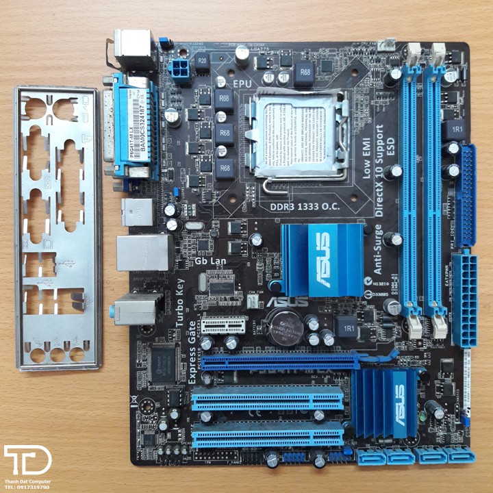 Main Asus G41 DDR3 socket 775 - Bo mạch chủ Asus G41 ram 3