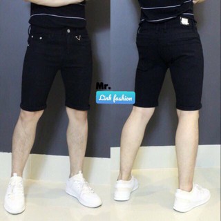 Quần body nam _ Quần short jean nam có giãn