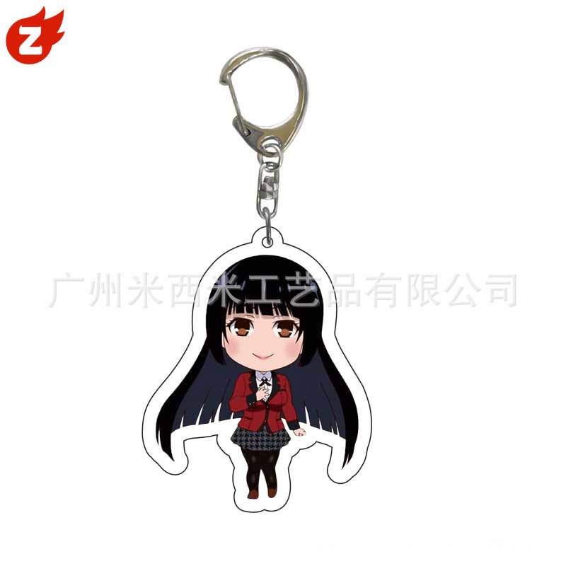 1 Móc Khóa Acrylic Hình Nhân Vật KAKEGURUI Jabami Yumeko