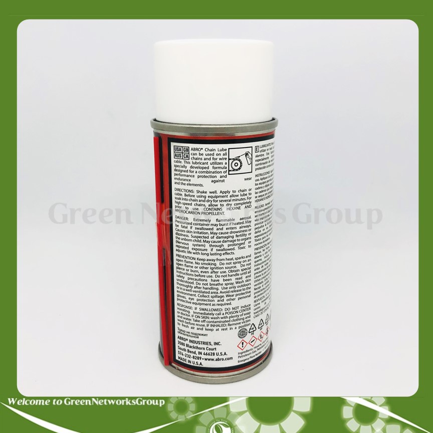 Xịt bảo dưỡng sên xích xe máy Abro Chain Lube Greennetworks