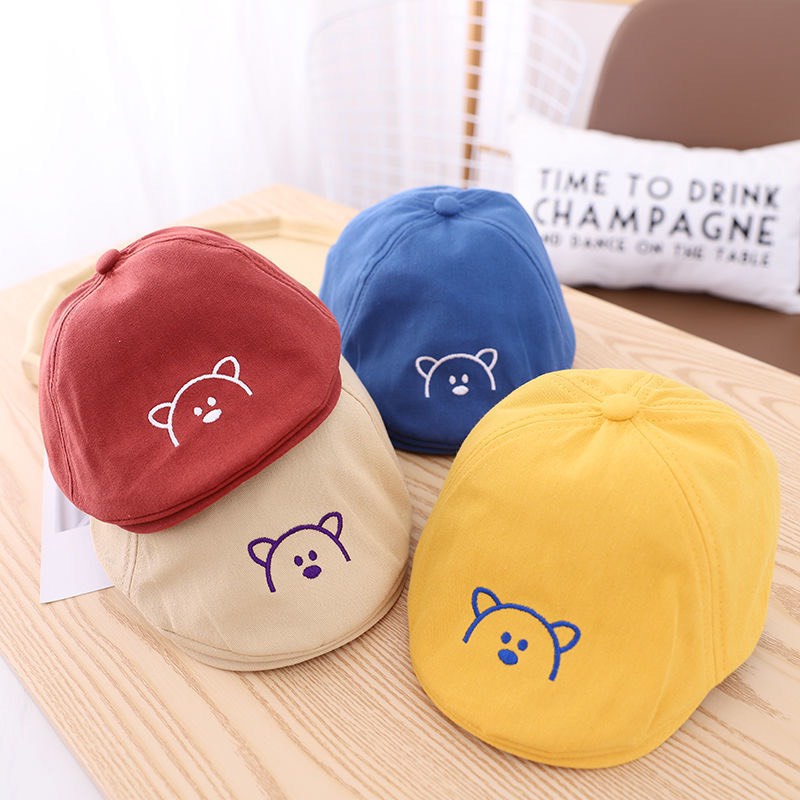 Nón vải beret / mỏ vịt Bigbaby siêu đáng yêu cho bé 6-24M