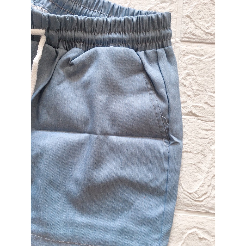 [Mã FAMAYWA giảm 10K đơn 50K] quần sooc đùi nữ chất bò giấy | BigBuy360 - bigbuy360.vn