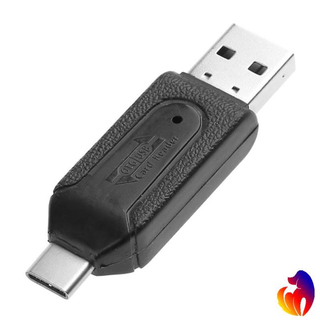 Đầu lọc thẻ nhớ tốc độ cao 480Mbps OTG USB2.0 Type-C USB 3.1 hỗ trợ thẻ SD TF Micro SD tiện dụng