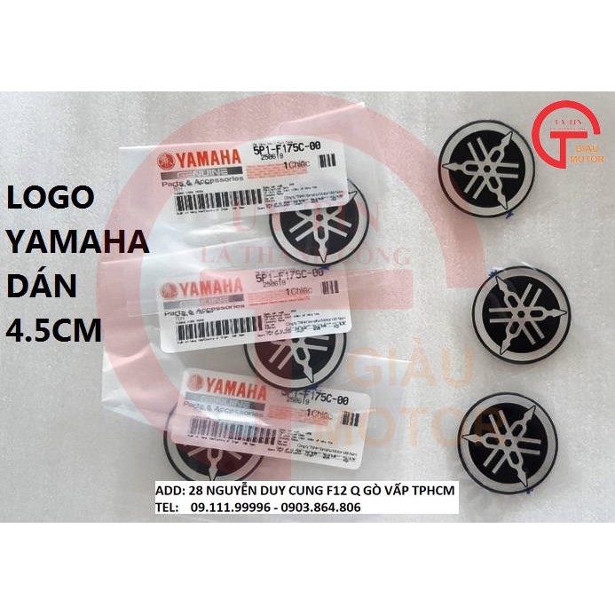YAMAHA OD - LOGO DÁN 4.5CM YAMAHA