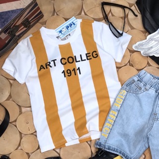 Áo bé trai sọc dọc