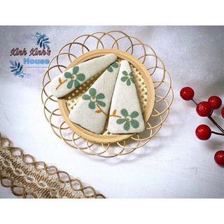 Set kẹp tóc bọc vải hoạ tiết (100% handmade)