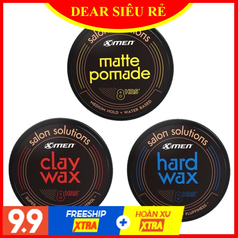 Sáp Vuốt Tóc XMen Salon Solution Clay Wax/ Matte Pomade/ Hard Wax