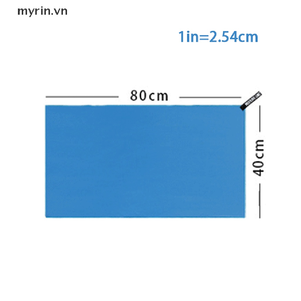 Khăn Tắm Bằng Sợi Micro Nhanh Khô Tiện Dụng Mang Theo Du Lịch / Bơi Lội / Cắm