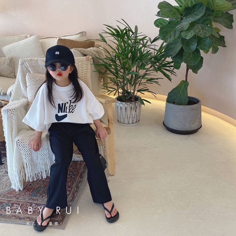 Áo Thun Cotton Tay Ngắn Phong Cách Hàn Quốc